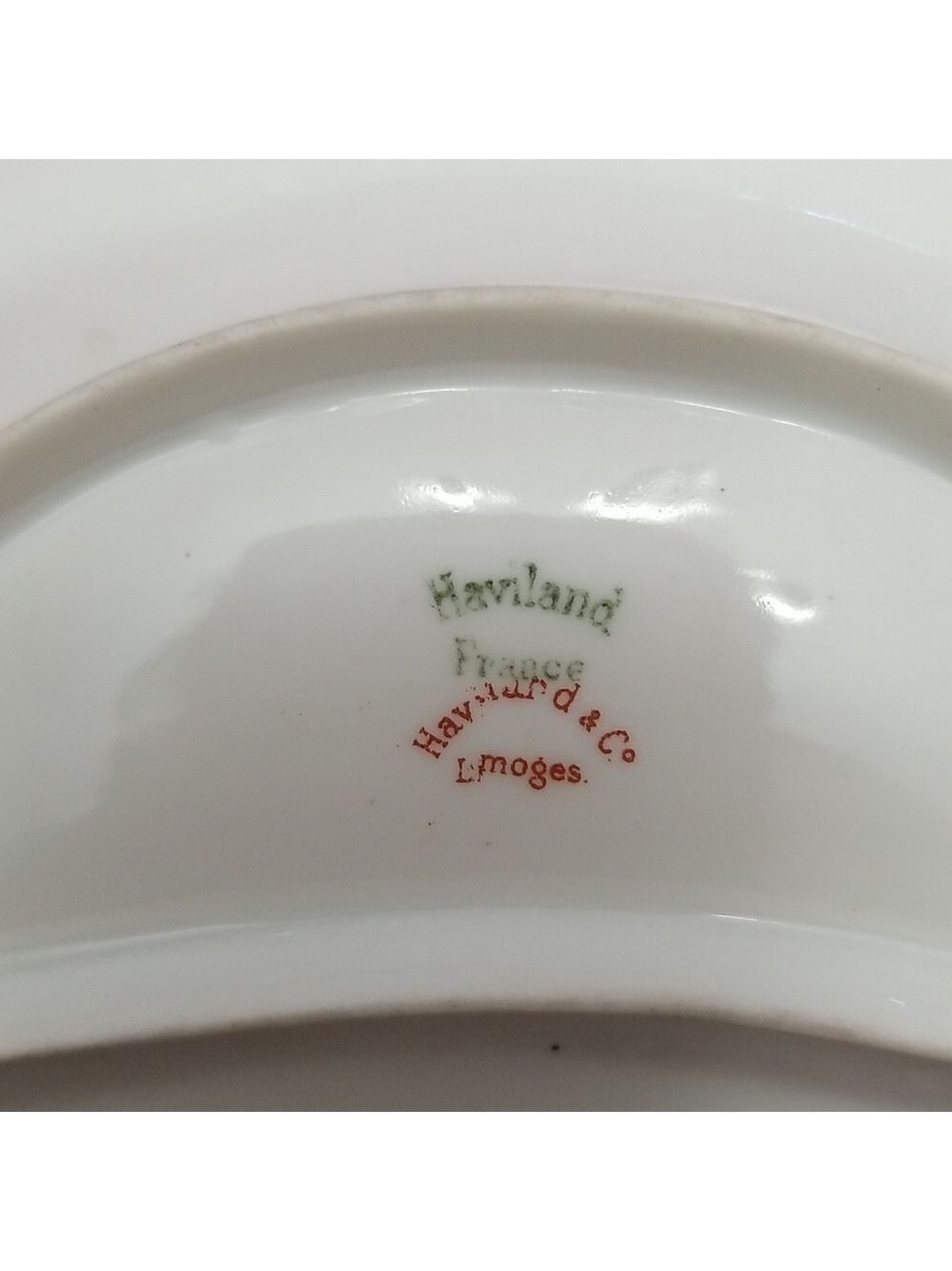 Vintage France limoges bone dish - Picture 3 of 4